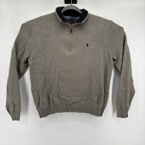 Ralph Lauren Other - Polo Ralph Lauren Men's 1/4 Zip‎ Pullover Sweater Sage Green Sz XL